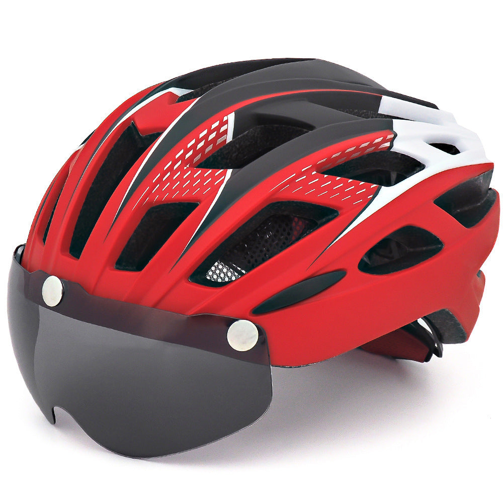 Bicycle Helmet - Integrated Goggles - SuperSelect MKT