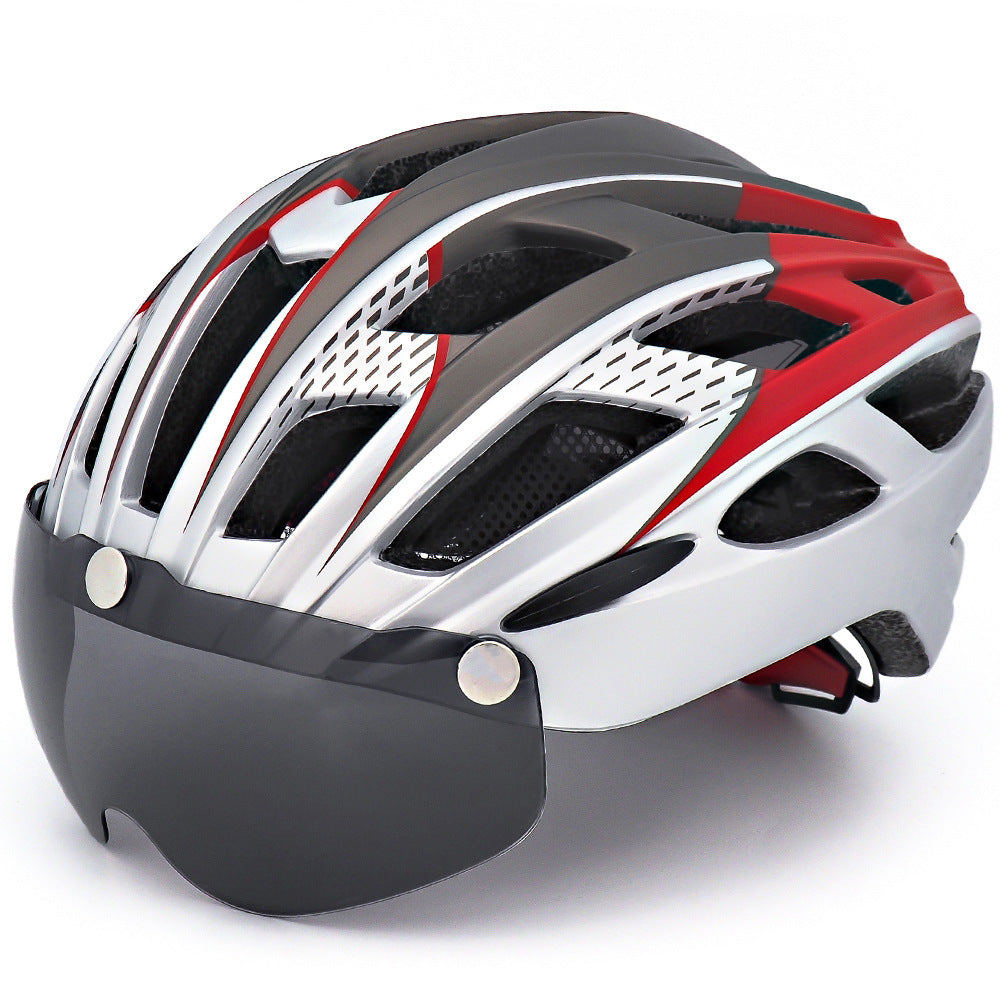 Bicycle Helmet - Integrated Goggles - SuperSelect MKT