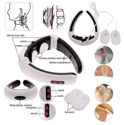 NeckZen™ – Smart Neck Massager with Heat and Pulse Therapy