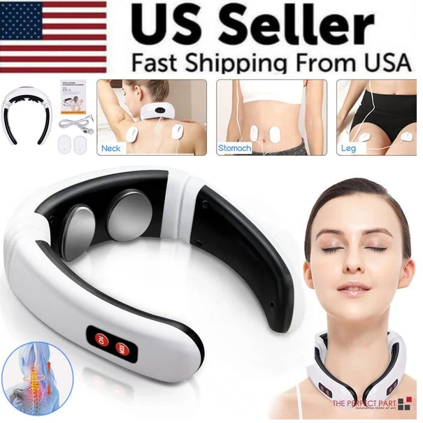 NeckZen™ – Smart Neck Massager with Heat and Pulse Therapy