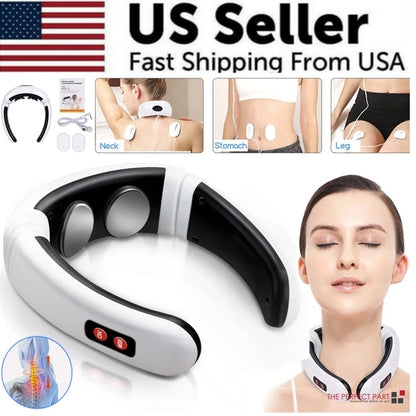 NeckZen™ – Smart Neck Massager with Heat and Pulse Therapy