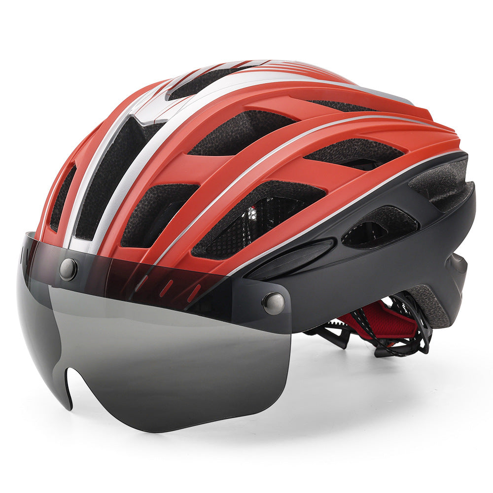 Bicycle Helmet - Integrated Goggles - SuperSelect MKT